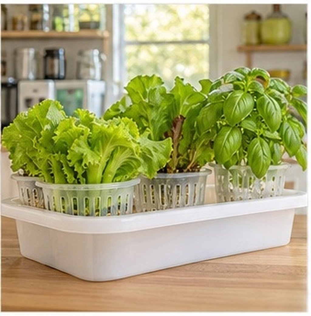 Plant Pot - 4Pcs Hydroponic Plant Pots Thickened Plastic