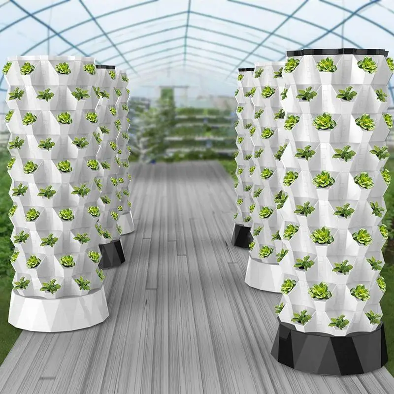 Vertical Planter - Vertical Hydroponic Growing Tower, Pineapple Shape