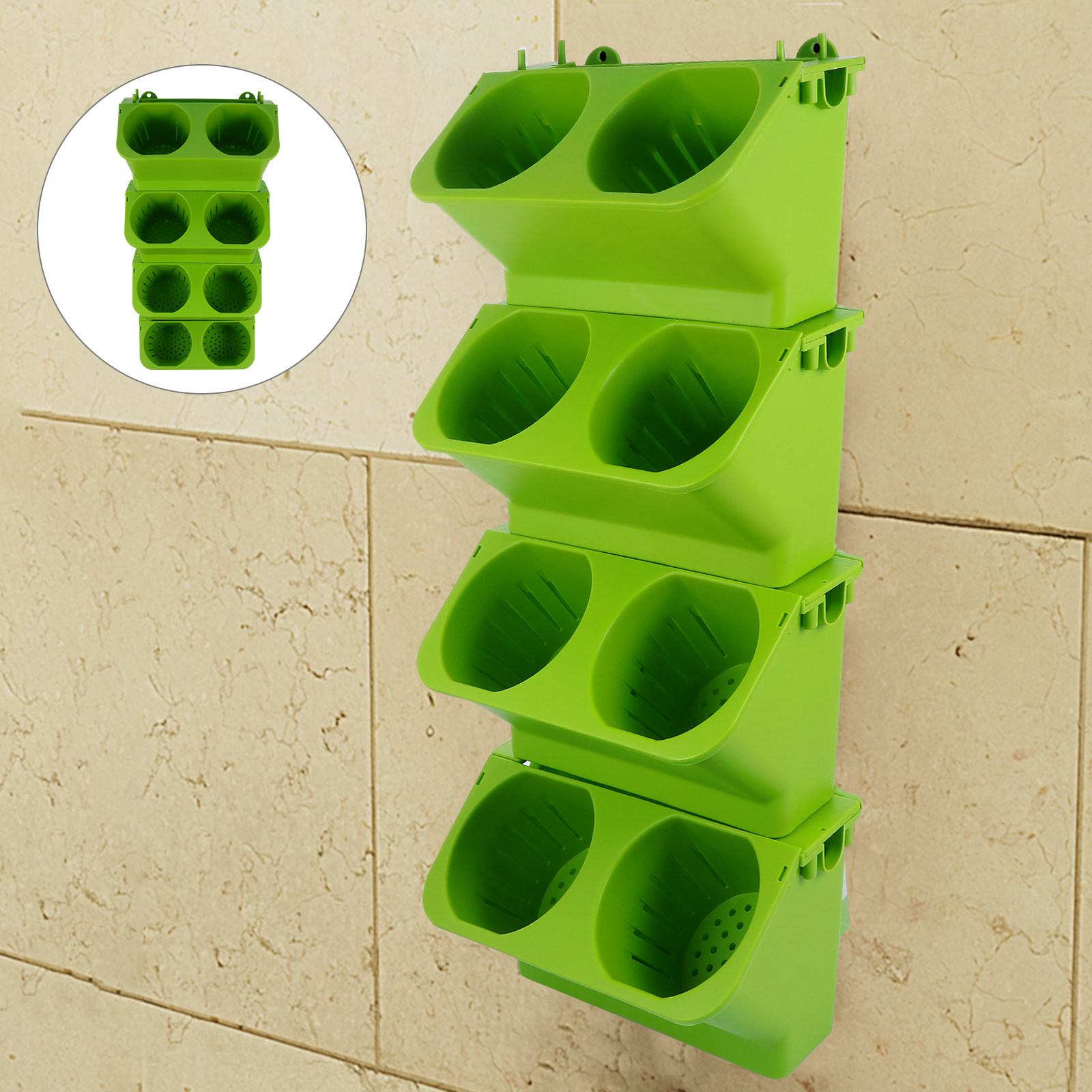 4Pcs Vertical Wall Planter Set - огляд і ціна Vertical Planter