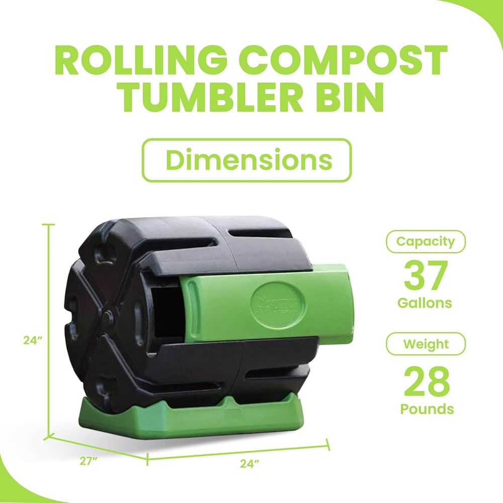 Single Chamber Outdoor Rotatin - огляд і ціна Compost Bin