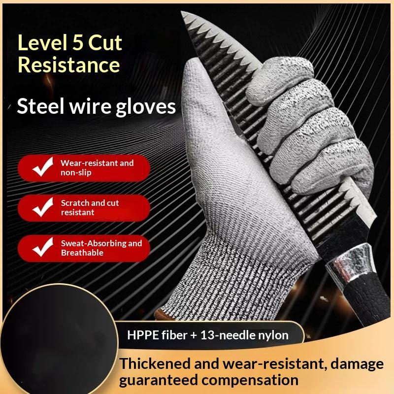 1 Pair Safety Anti Cut Gloves  - огляд і ціна Garden Gloves