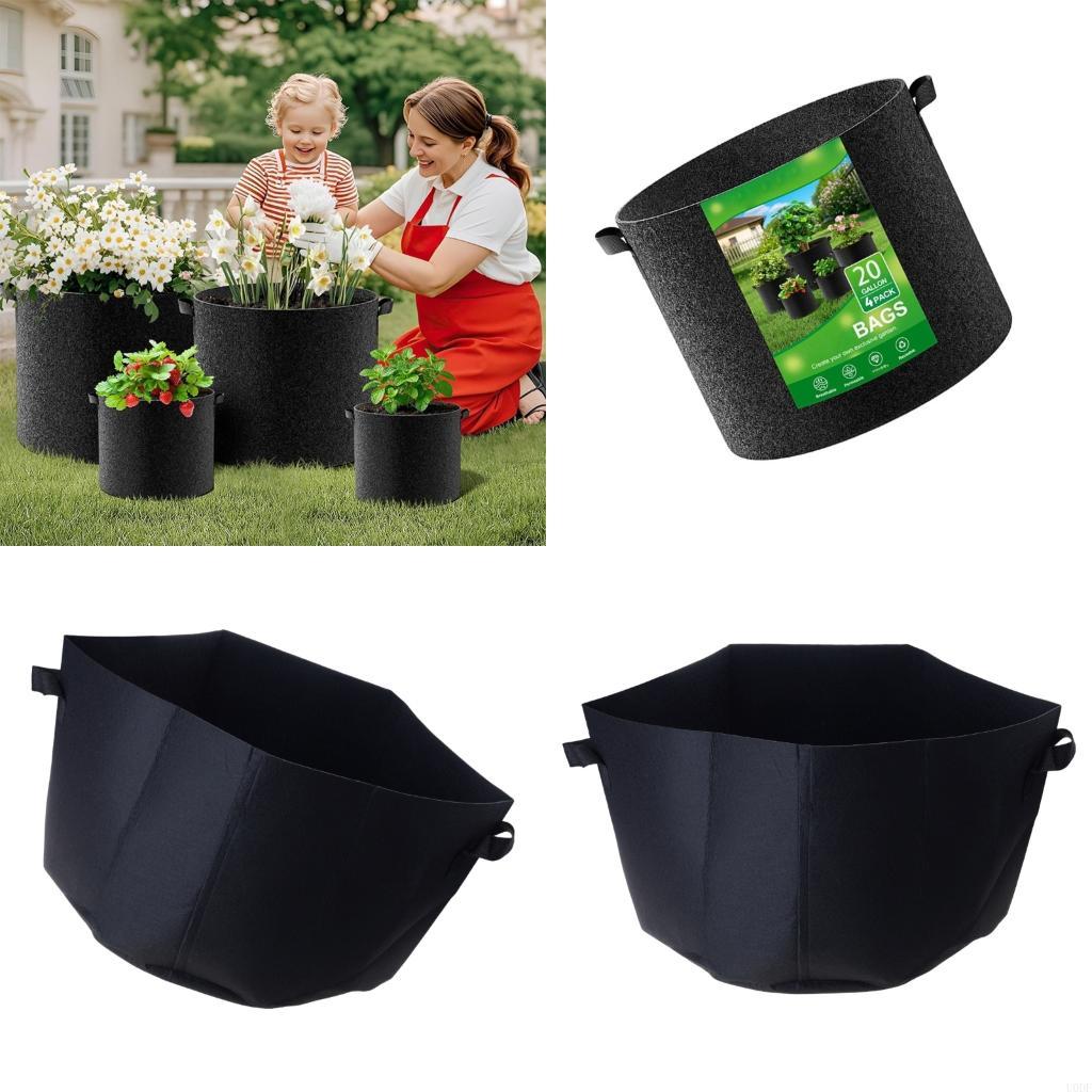  4x Reinforced Grow Pots Gard - огляд і ціна Grow Bag