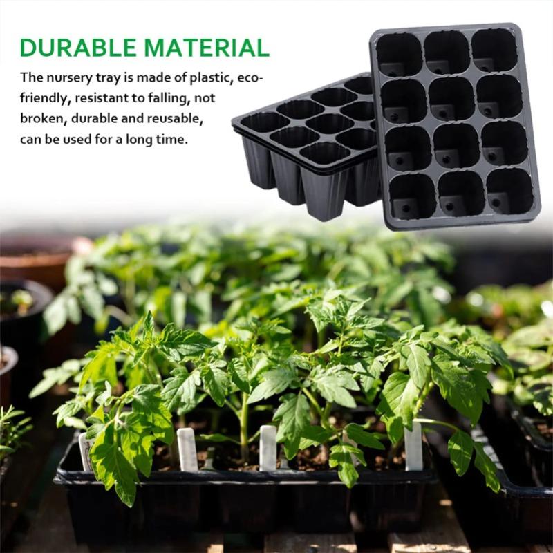 12 Holes Vegetable Seedling Po - огляд і ціна Seed Starter Tray