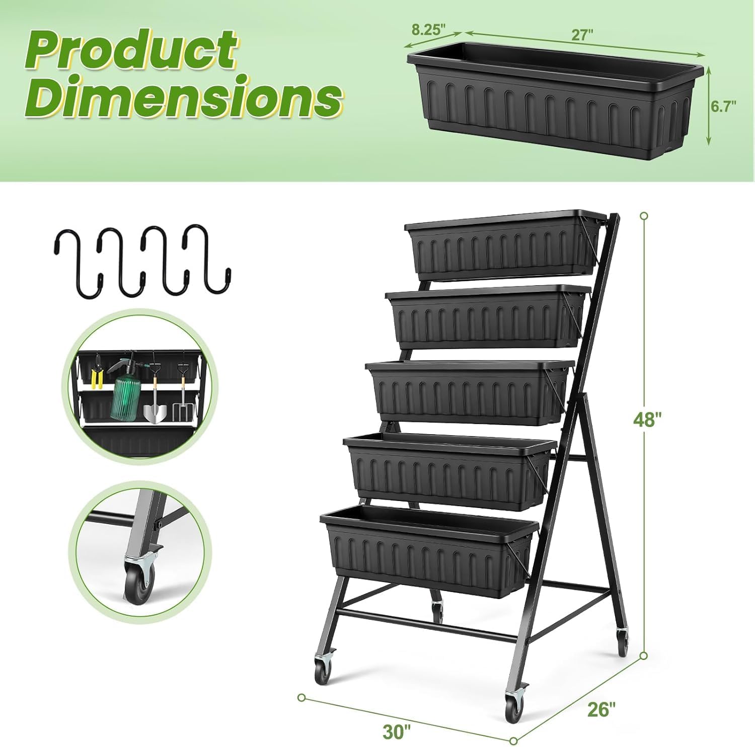 Vertical Raised Garden Bed Wit - огляд і ціна Indoor Herb Garden