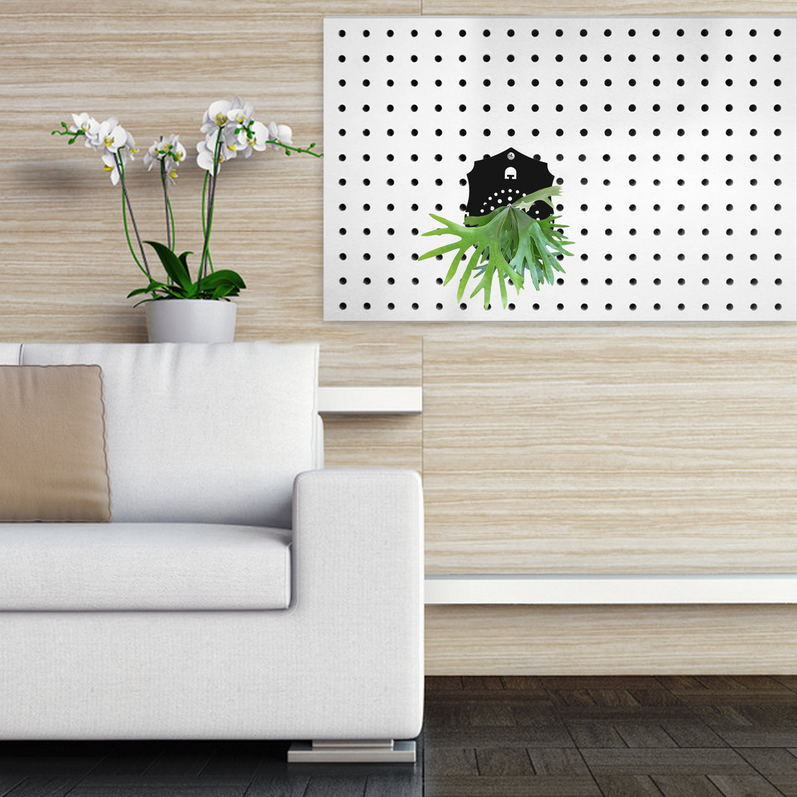 Frosted Black Acrylic Fern Mou - огляд і ціна Vertical Planter