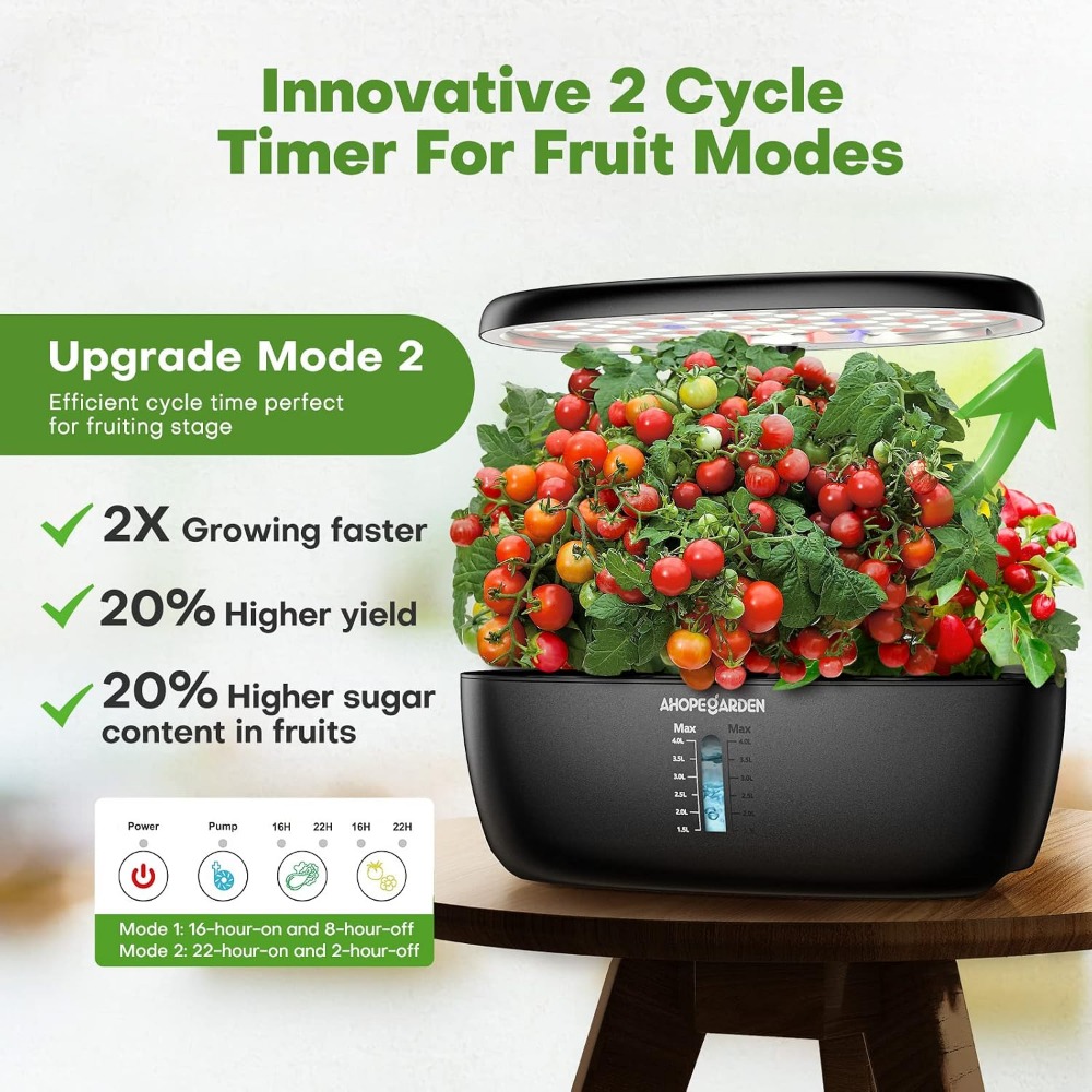 12 Pod Hydroponic Garden with  - огляд і ціна Indoor Herb Garden
