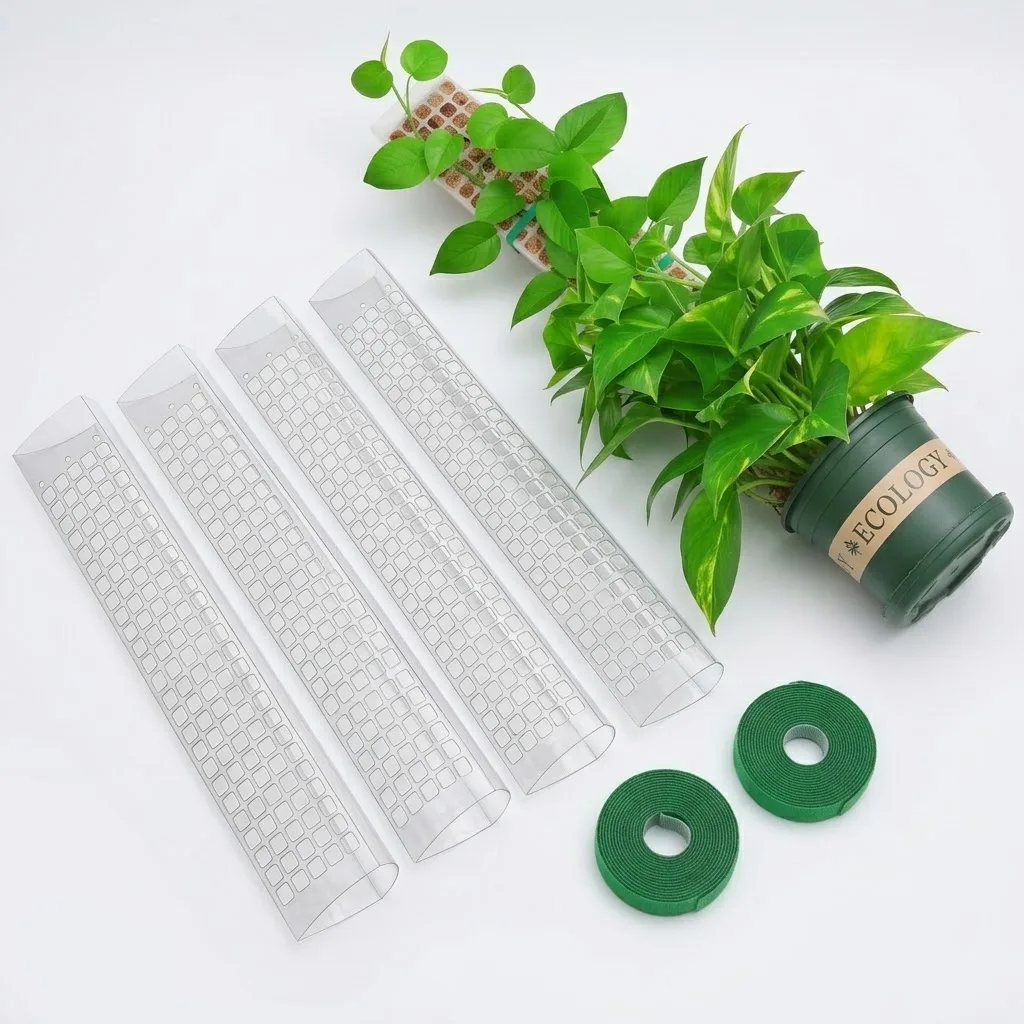 Plastic Moss Pole Plant Stand  - огляд і ціна Indoor Herb Garden