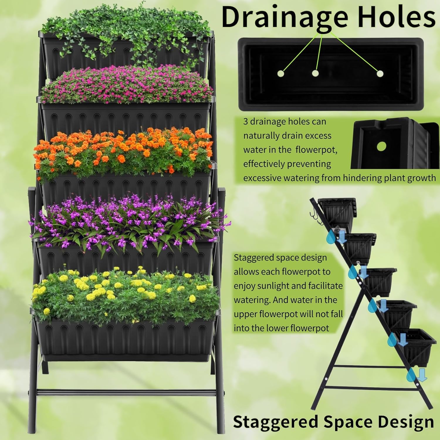 Outdoor Garden Patio Yard Vert - огляд і ціна Vertical Planter