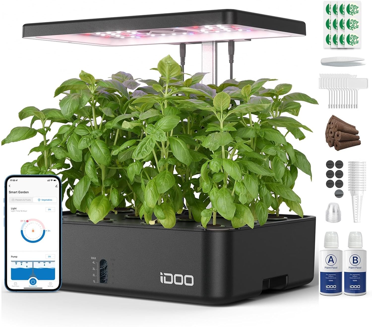 12 Pods WiFi Hydroponics Growi - огляд і ціна Indoor Herb Garden