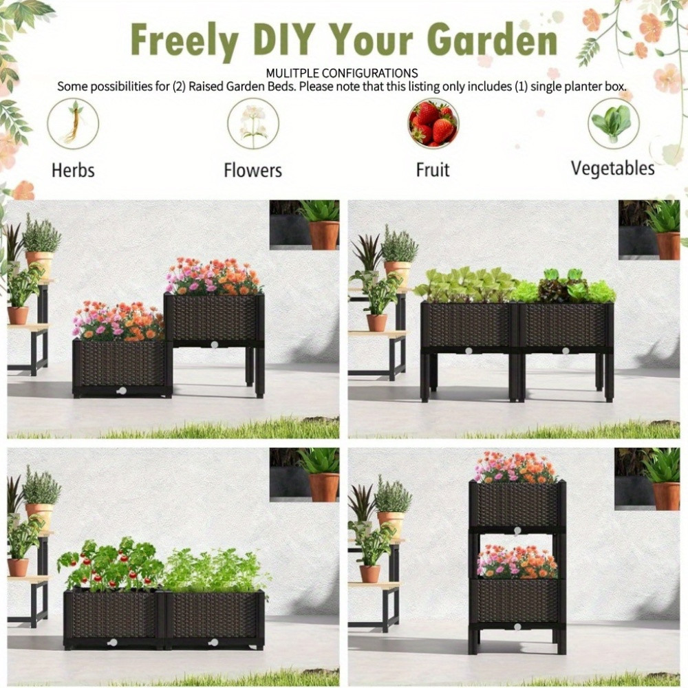 Garden Raised Bed, Elevated Fl - огляд і ціна Raised Garden Bed