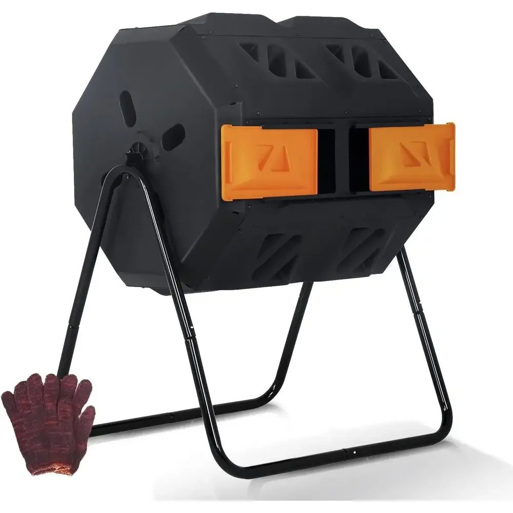 Dual Chamber 43 Gallon Rotatin - огляд і ціна Compost Bin